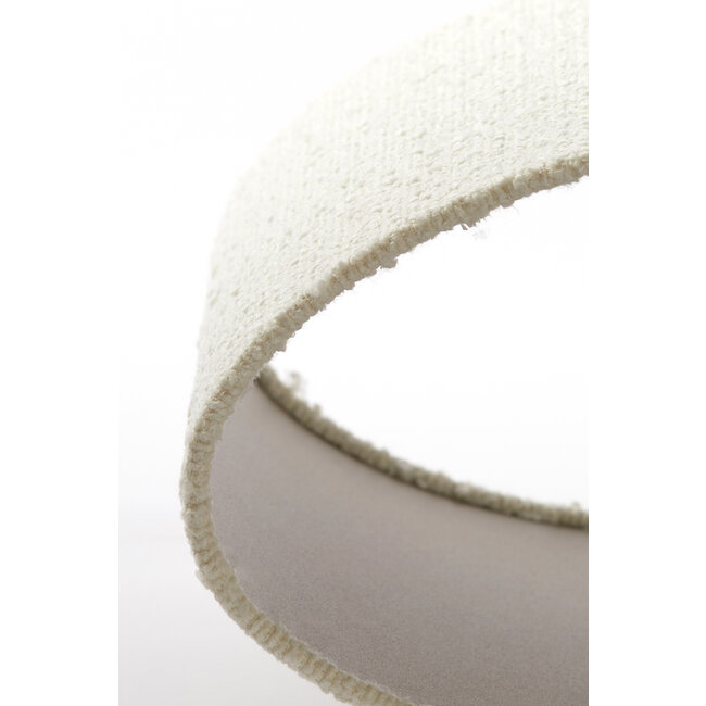 Light en Living Kap ovaal recht smal 45-21-32 cm BOLERO wit