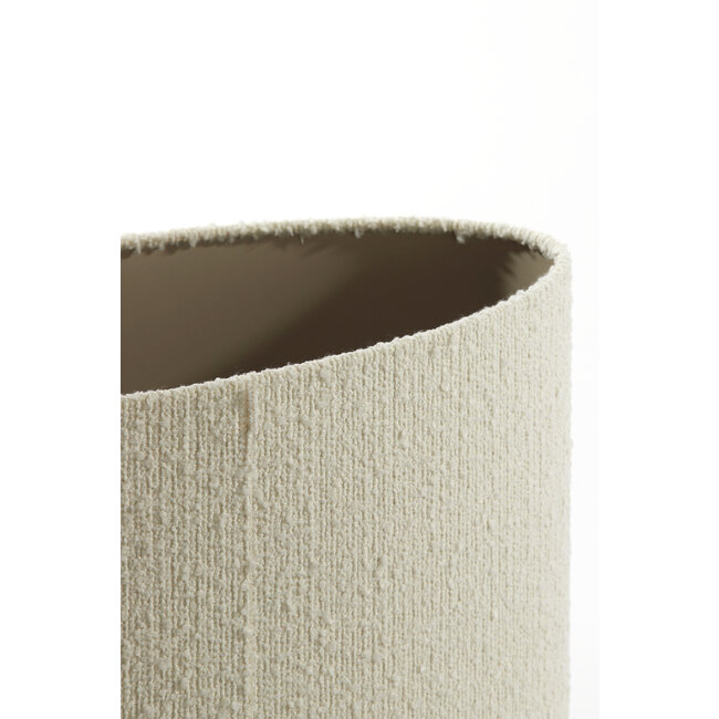 Light en Living Kap ovaal recht smal 45-21-32 cm BOLERO wit