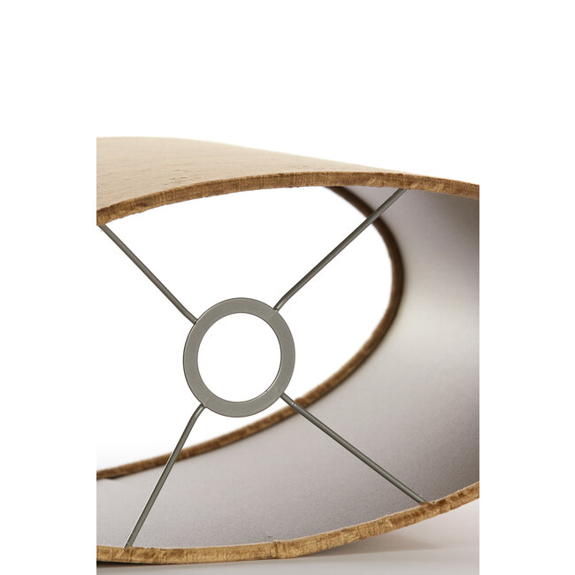 Light en Living Kap ovaal recht smal 38-17,5-19 cm GEMSTONE brons