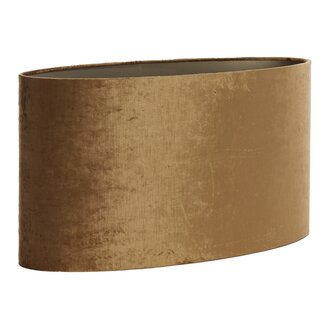 Light en Living Kap ovaal recht smal 58-24-32 cm GEMSTONE brons