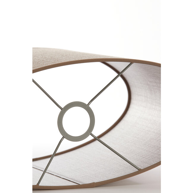 Light en Living Kap ovaal recht smal 38-17,5-19 cm CADEN beige