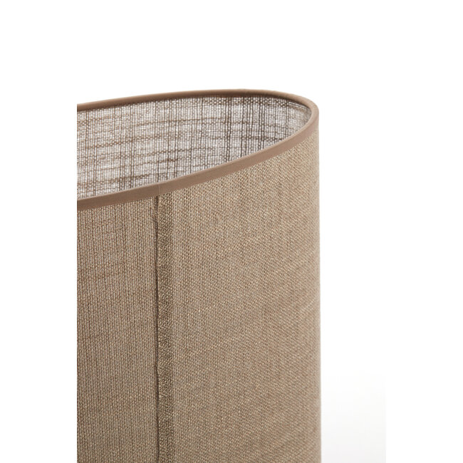 Light en Living Kap ovaal recht smal 58-24-32 cm CADEN beige