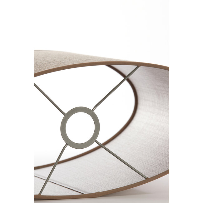 Light en Living Kap ovaal recht smal 45-21-32 cm CADEN beige