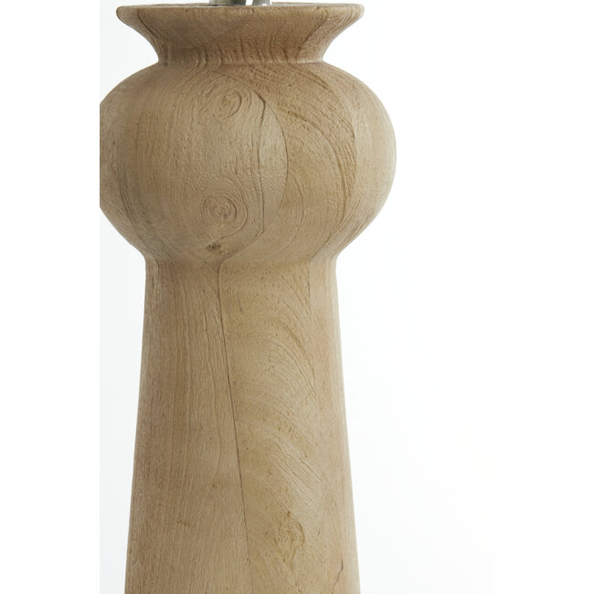 Light en Living Lampvoet Ø17x35 cm BAGLIO hout mat naturel