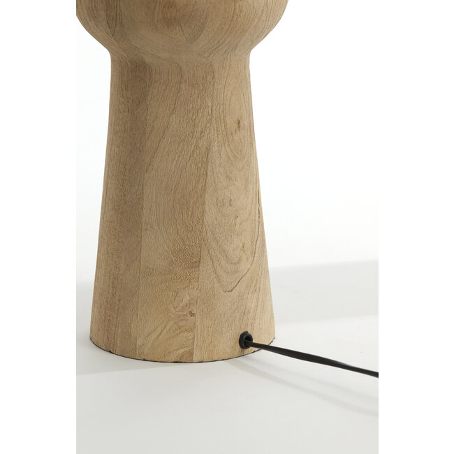 Light en Living Lampvoet Ø17x35 cm BAGLIO hout mat naturel
