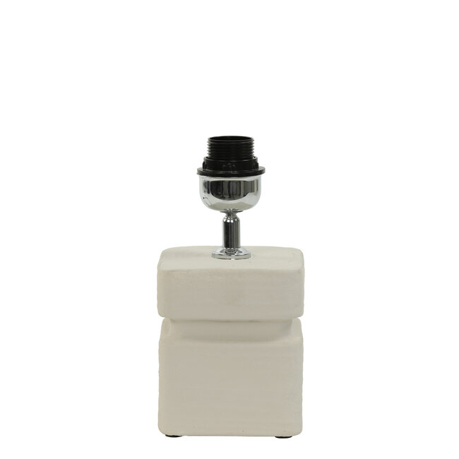 Light en Living Lampvoet 12,5x12,5x24,5 cm AMTA keramiek crème