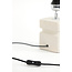 Light en Living Lampvoet 12,5x12,5x24,5 cm AMTA keramiek crème