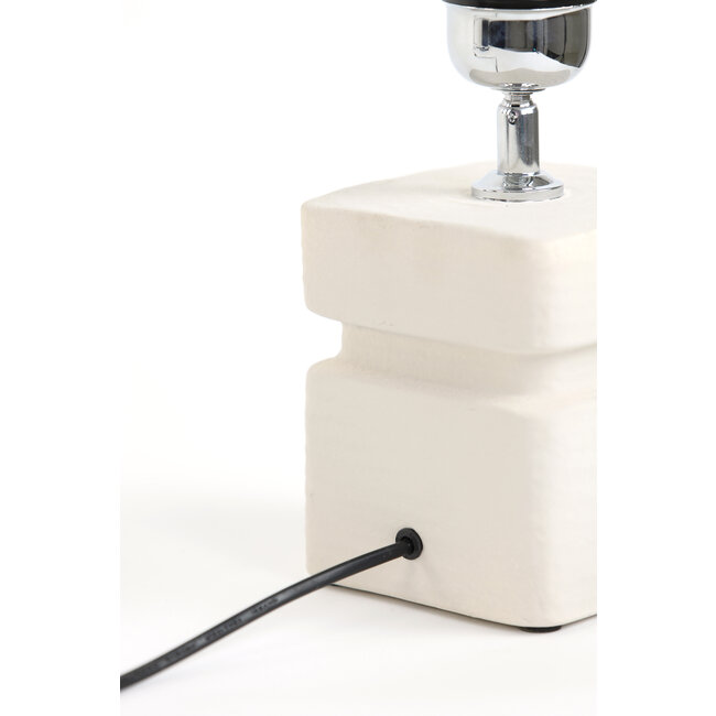 Light en Living Lampvoet 12,5x12,5x24,5 cm AMTA keramiek crème