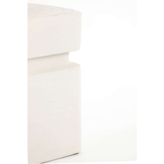 Light en Living Lampvoet 16x16x32 cm AMTA keramiek crème