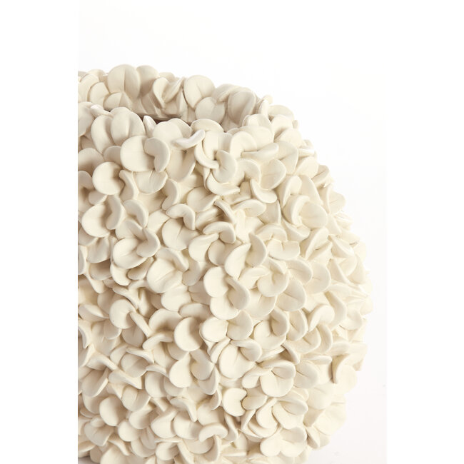 Light en Living Vaas deco 31,5x17x28 cm PHYLIA crème