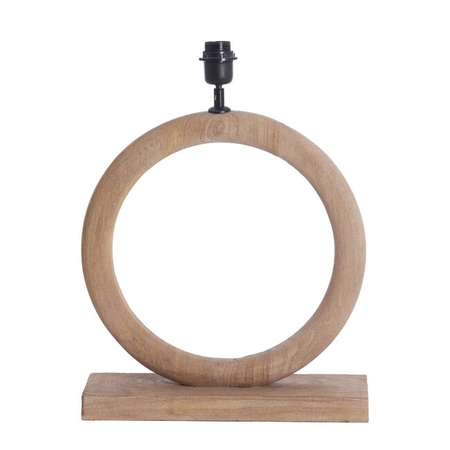 Light en Living Lampvoet 41x13x44 cm NUBIA hout mat naturel