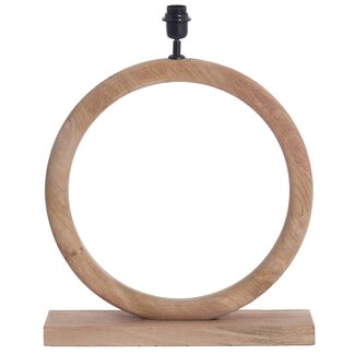 Light en Living Lampvoet 51x13x54 cm NUBIA hout mat naturel