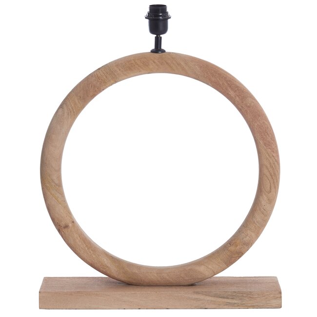 Light en Living Lampvoet 51x13x54 cm NUBIA hout mat naturel
