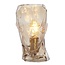 Light en Living Tafellamp Ø19x25 cm HEAD glas bruin man
