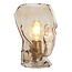 Light en Living Tafellamp Ø19x25 cm HEAD glas bruin man