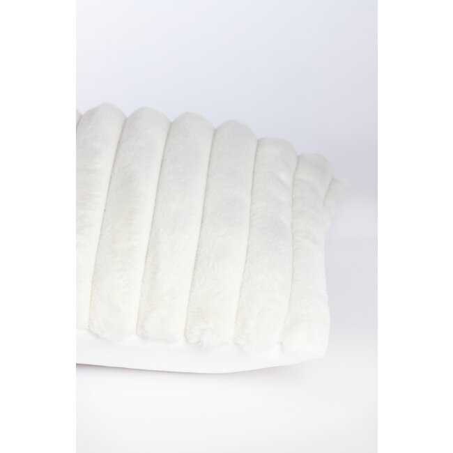 Light en Living Kussen 45x45 cm VAJEN velvet crème