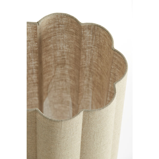 Light en Living Vloerlamp Ø30x165 cm FRINGE naturel+crème