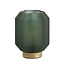 Light en Living Tafellamp LED Ø13x16,5 cm YVIAS glas mat donker groen+goud