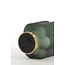 Light en Living Tafellamp LED Ø13x16,5 cm YVIAS glas mat donker groen+goud