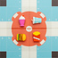 Balvi Ludo's diner bordspel