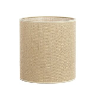 Light en Living Lampenkap cilinder 25-25-27 cm SENDAI zand Light en Living Lampenkap cilinder 25-25-27 cm SENDAI zand