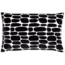 WOOOD Exclusive Anwar Kussen Met Velvet Quilt Dessin Off White/zwart 40x60cm