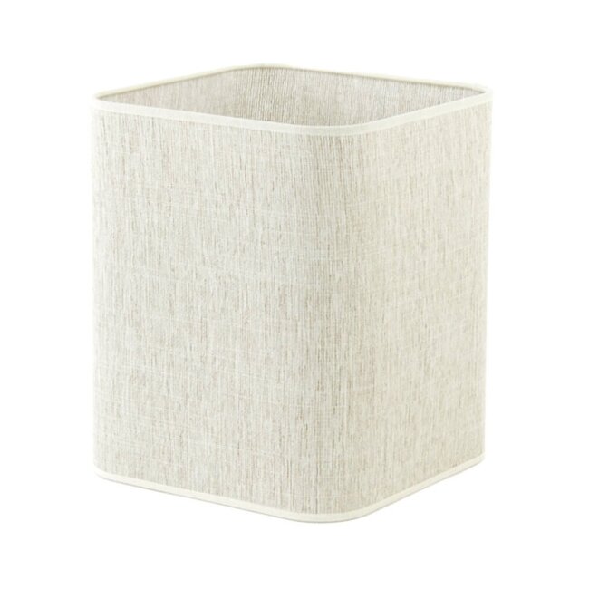 Light en Living Lampenkap vierkant rond hoog 25-25-30 cm BRESKA parel wit