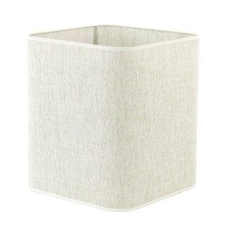 Light en Living Lampenkap vierkant rond hoog 30-30-35 cm BRESKA parel wit