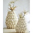 Light en Living Vaas deco GARLIC crème - 2 maten