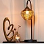Light en Living Tafellamp 27x20x61 cm ALVARO antiek  brons+mat zwart