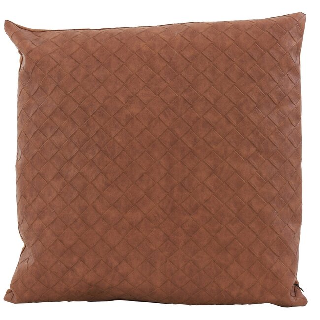 Light & Living Kussen 43x43 cm COURO cognac