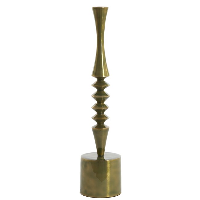 Light en Living Kandelaar Ø10x45 cm MISTRY glanzend  groen goud