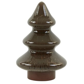 Light en Living Tafellamp LED Ø14x20 cm TREE glas  bruin+koper