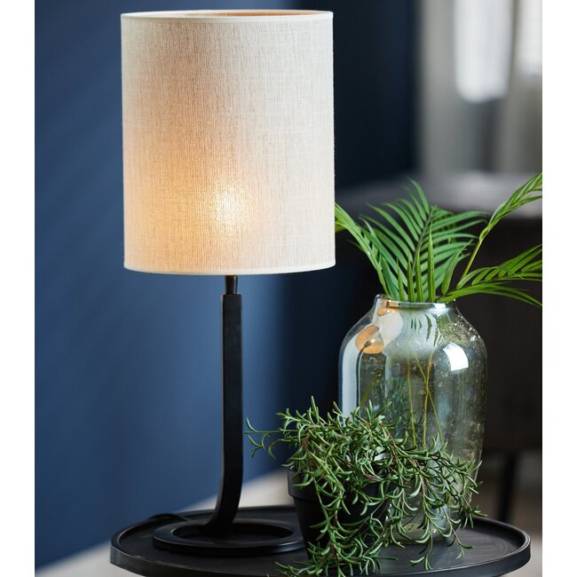 Light en Living Lampenkap cilinder 25-25-30 cm BRESKA parel wit