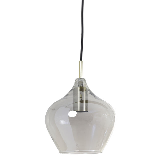 Light en Living Hanglamp 10L glas smoke