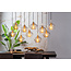 Light & Living Hanglamp 10L glas smoke