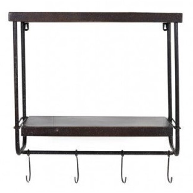 Light en Living Kapstok Perez 5-haaks antiek zilver
