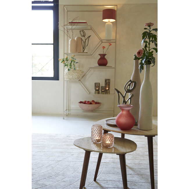 Light en Living Vaas deco Ø38x23 cm PHYLIA crème