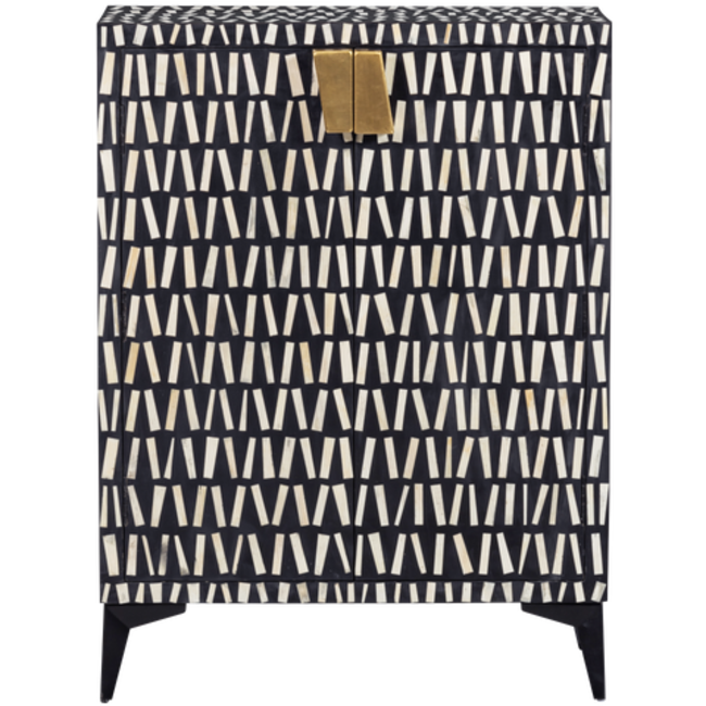 Woood Menne Opbergkast Zwart/wit