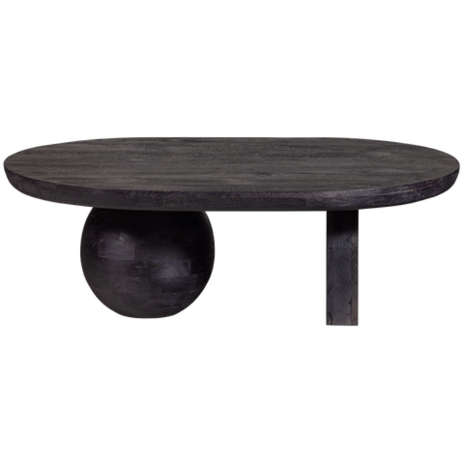 Woood Steppe Salontafel Mango Hout Zwart