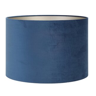 Light en Living Kap cilinder 35-35-30 cm VELOURS petrol blauw Light en Living Kap cilinder 35-35-30 cm VELOURS petrol blauw