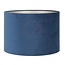 Light en Living Kap cilinder 35-35-30 cm VELOURS petrol blauw