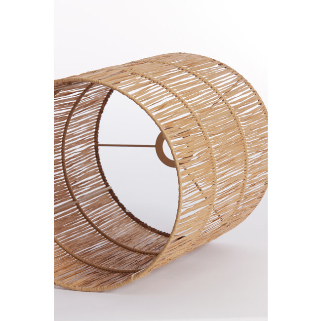 Light en Living Kap cilinder 40-40-50 cm LANZANO raffia  naturel