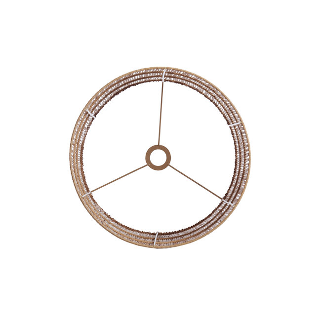 Light en Living Kap cilinder 40-40-50 cm LANZANO raffia  naturel