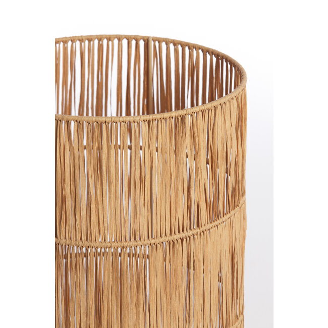 Light en Living Kap cilinder 40-40-50 cm LANZANO raffia  naturel