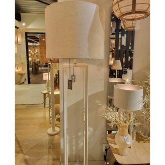 Light en Living Lampenkap cilinder 50-50-38 cm LIVIGNO eiwit Light en Living Lampenkap cilinder 50-50-38 cm LIVIGNO eiwit