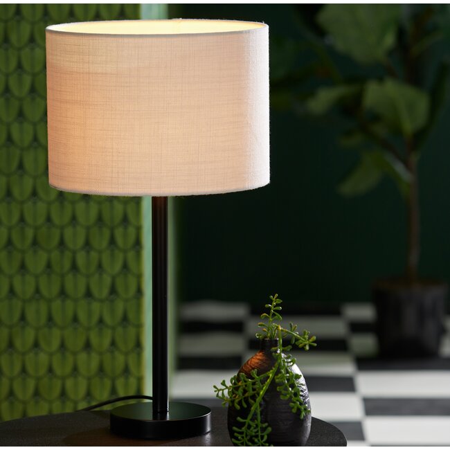 Light en Living Lampenkap cilinder 30-30-21 cm LIVIGNO eiwit