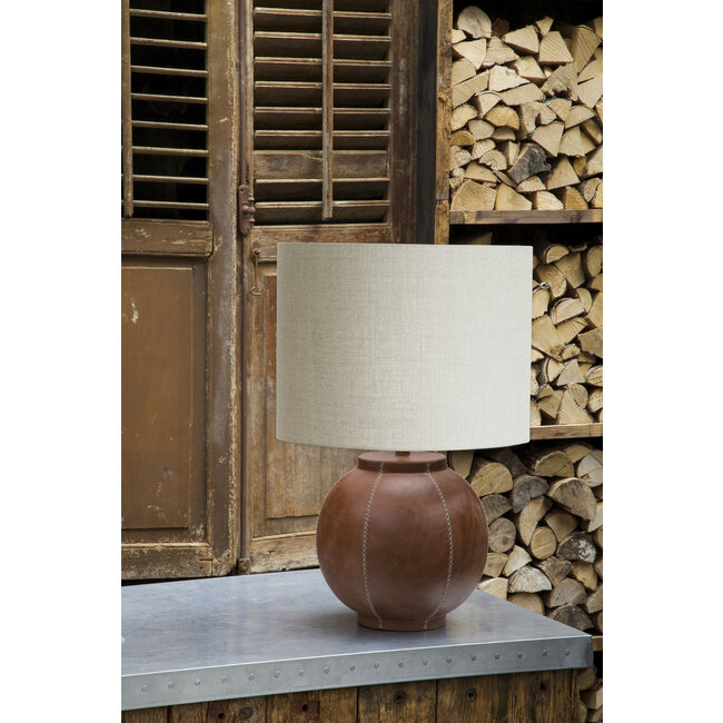 Light en Living Lampenkap cilinder 40-40-30 cm LIVIGNO eiwit