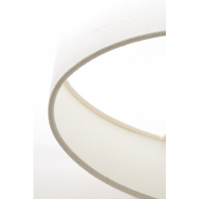 Light en Living Lampenkap ovaal recht smal 58-24-32 cm LIVIGNO eiwit