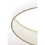 Light en Living Lampenkap ovaal recht smal 58-24-32 cm LIVIGNO eiwit